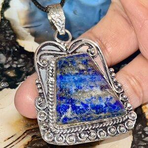 Lapis Lazuli Pendant 2 1/4”